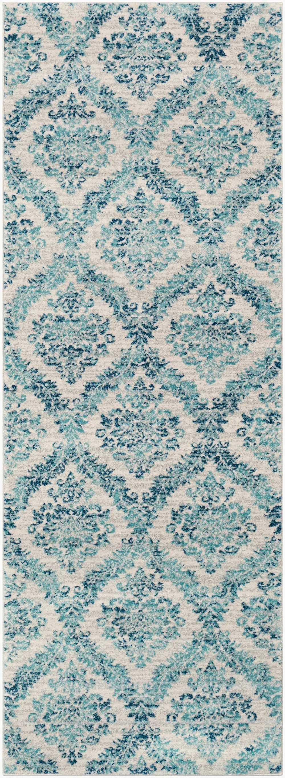 Malti Vintage Oriental Boho Teal Rug - Image 5