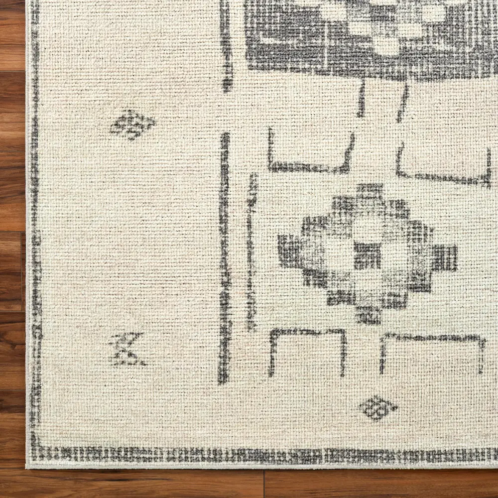 Solana Becki Owens X Livabliss Global Berber Charcoal/Beige Rug - Image 7