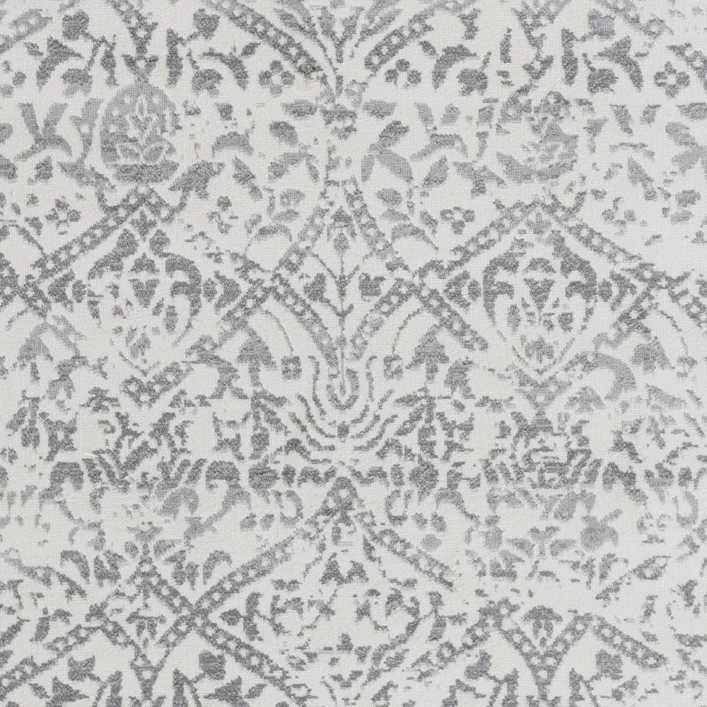 Margaux Vintage Oriental Boho Grey/Ivory Rug - Image 12