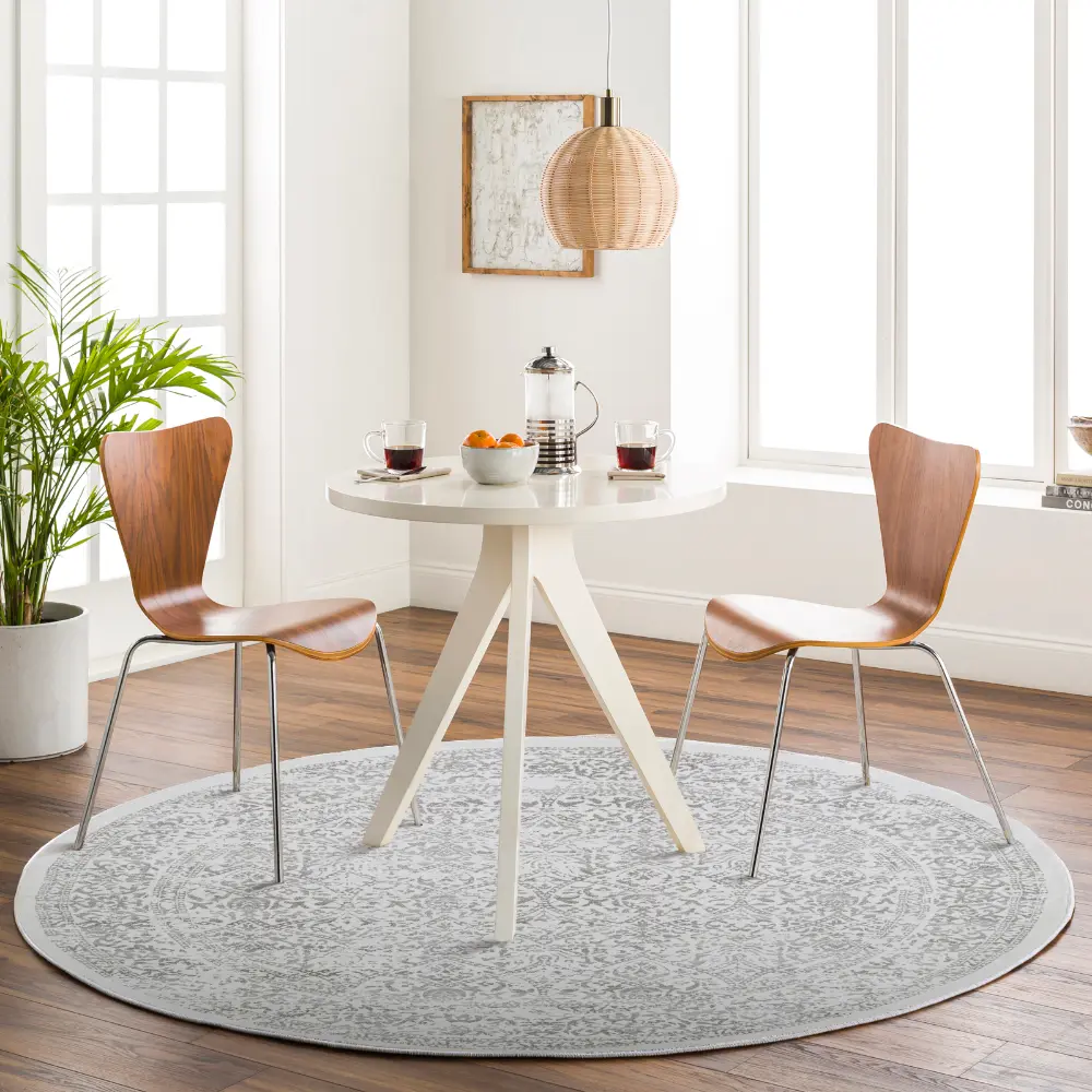 Margaux Vintage Oriental Boho Grey/Ivory Rug - Image 14
