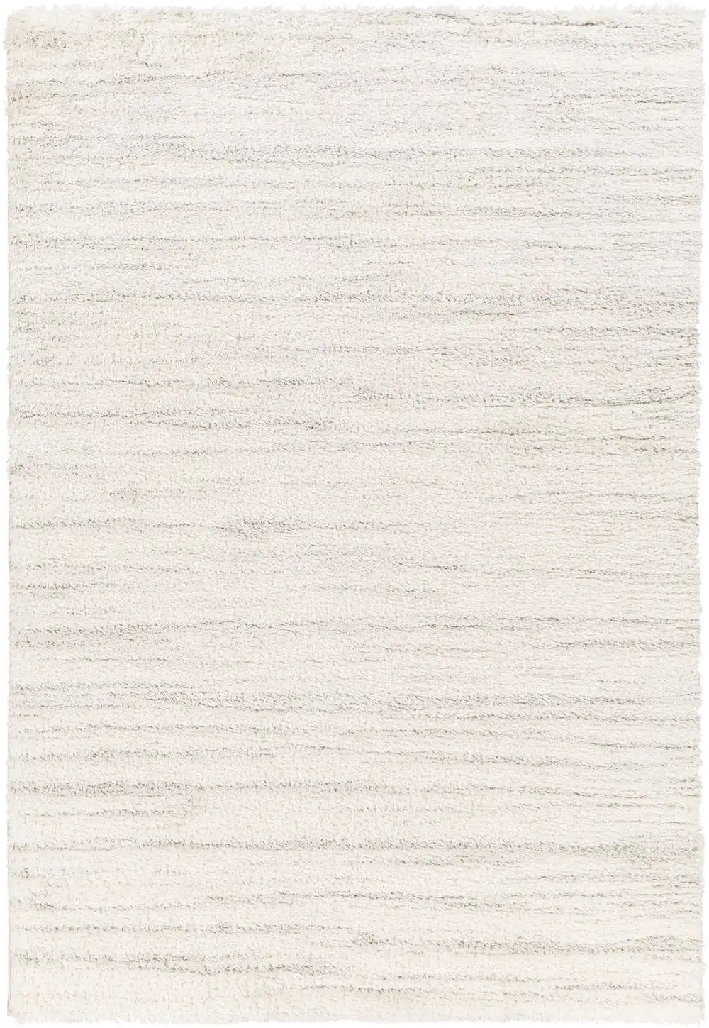 Adley Shaggy Modern Plush Pile Light Grey Rug - Image 7