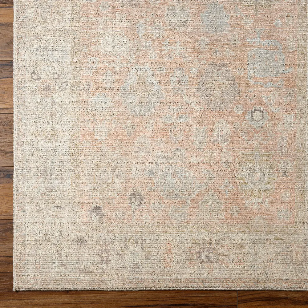 Marlene Becki Owens X Livabliss Vintage Oriental Boho Dusty Pink Rug - Image 2