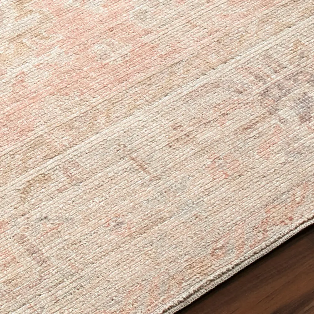 Marlene Becki Owens X Livabliss Vintage Oriental Boho Dusty Pink Rug - Image 5