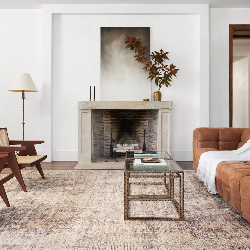 Marlene Becki Owens X Livabliss Vintage Oriental Boho Taupe Rug - Image 2