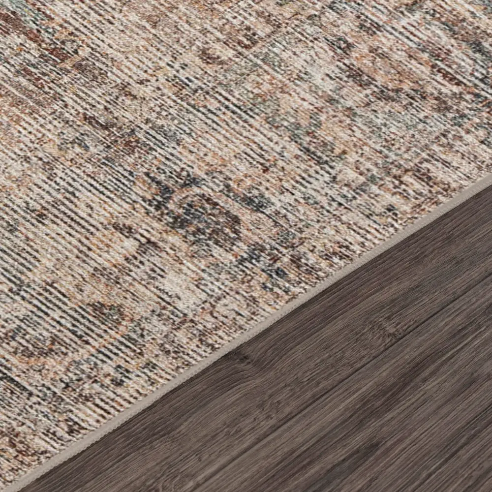 Marlene Becki Owens X Livabliss Vintage Oriental Boho Taupe Rug - Image 6