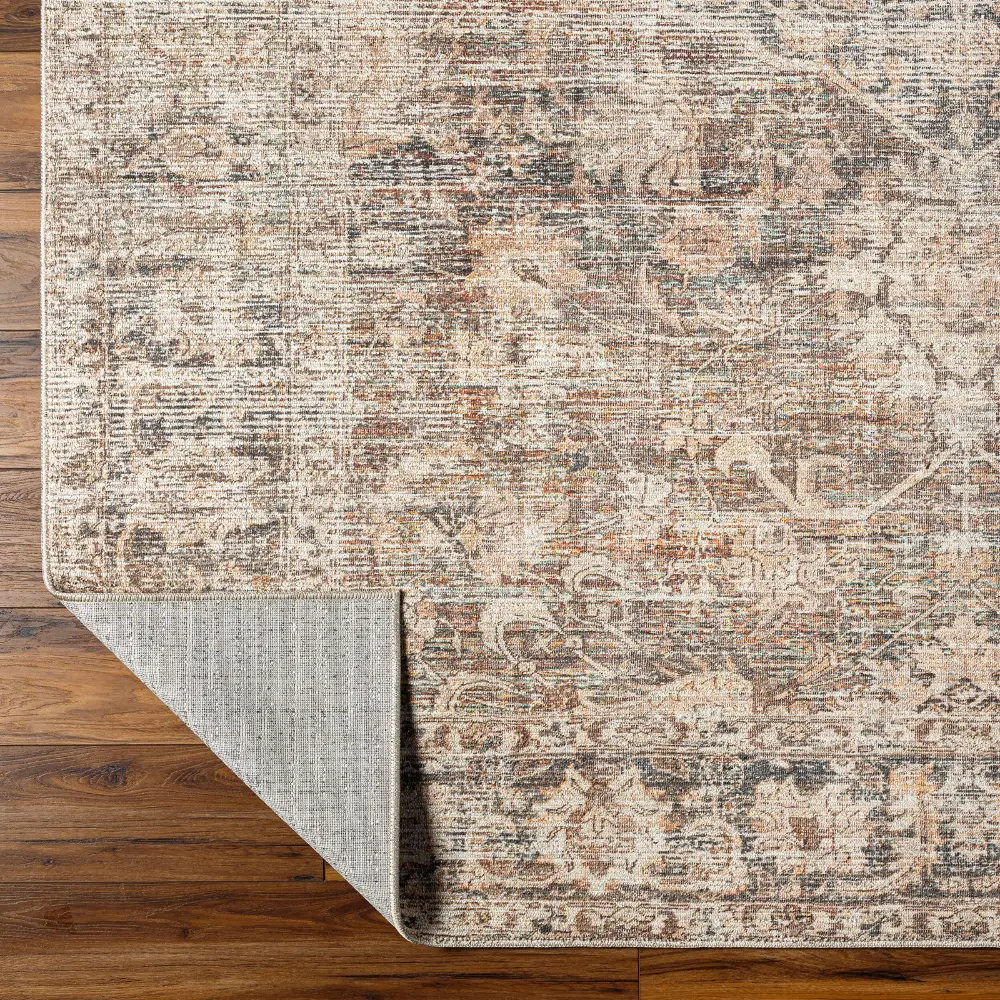 Marlene Becki Owens X Livabliss Vintage Oriental Boho Taupe Rug - Image 8