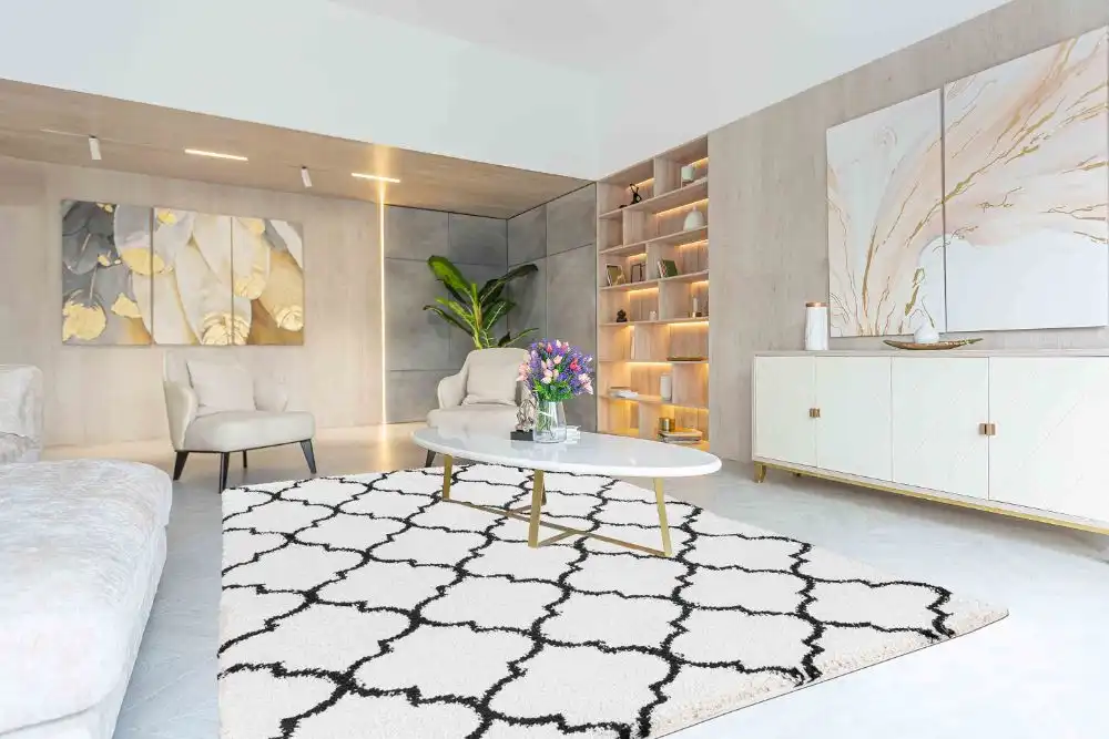 Marrakesh Serdim 520 Trellis Stone Rug - Image 2
