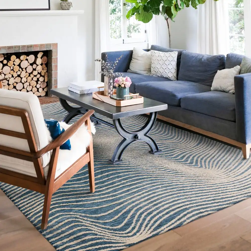 Mason Magnitude Blue Rug