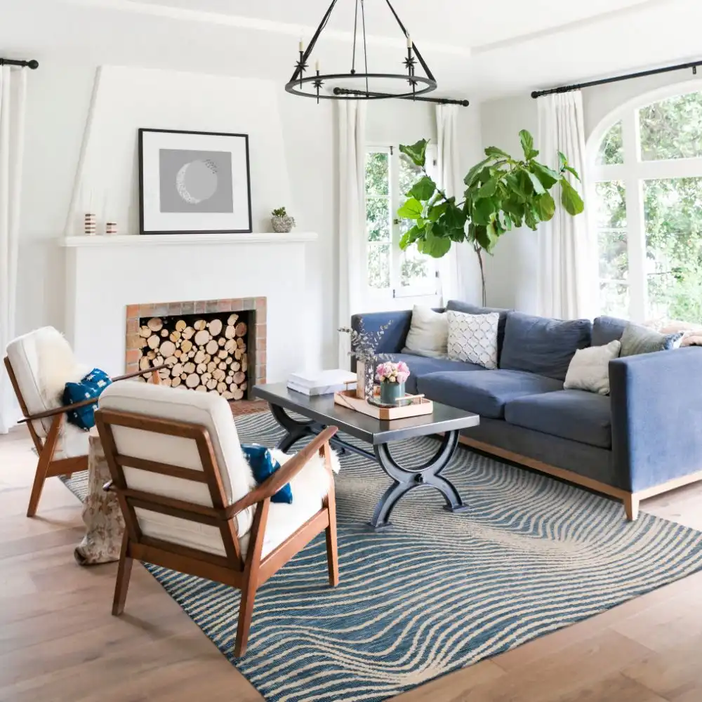 Mason Magnitude Blue Rug - Image 2