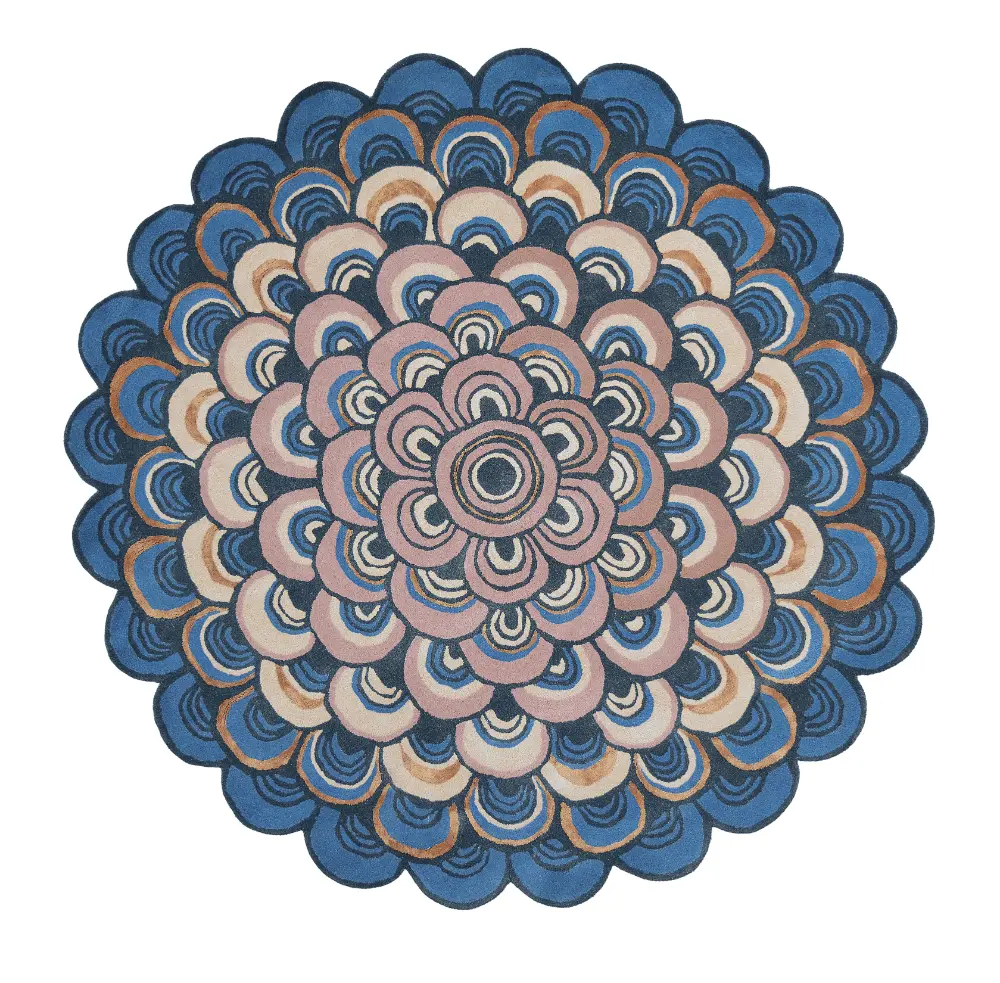 Masquerade Ted Baker -Blue 160008 Rug - Image 3