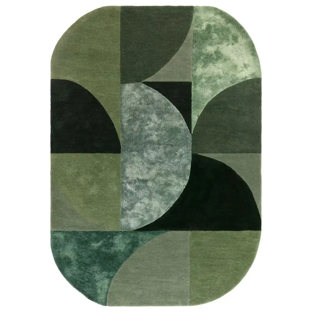 Matrix Asiatic 75 Oval Forest Rug - Image 2