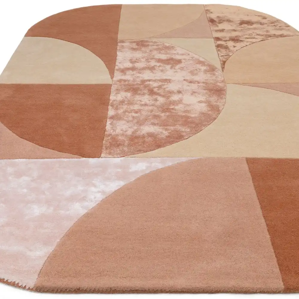 Matrix Asiatic 78 Oval Earth Rug - Image 3