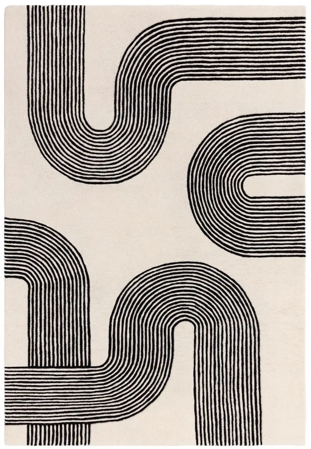 Matrix Asiatic 87 Arches Black Rug - Image 2