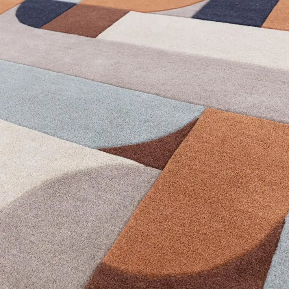 Matrix Asiatic 88 Klotski Terracotta Rug - Image 4
