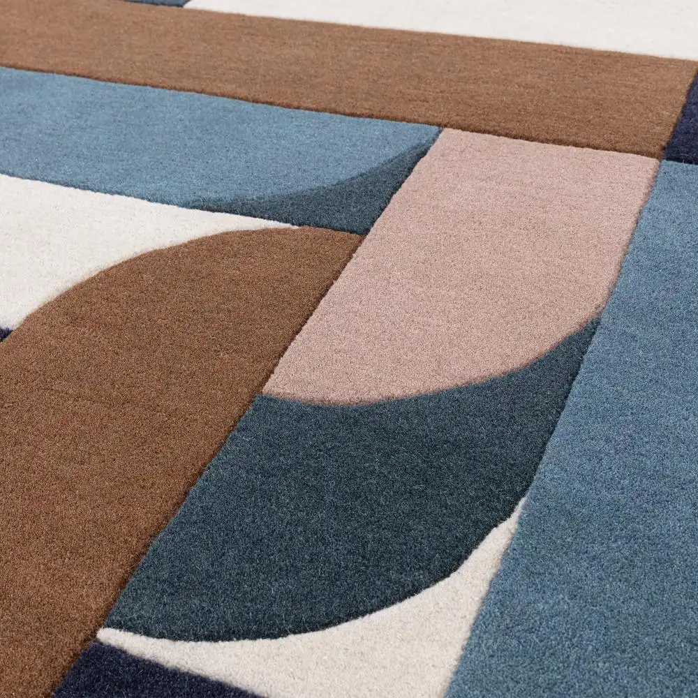 Matrix Asiatic 88 Klotski Terracotta Rug - Image 7