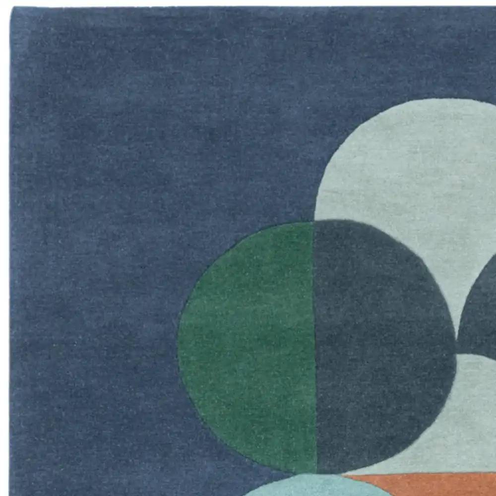 Matrix Asiatic 91 Statement Navy Rug - Image 5