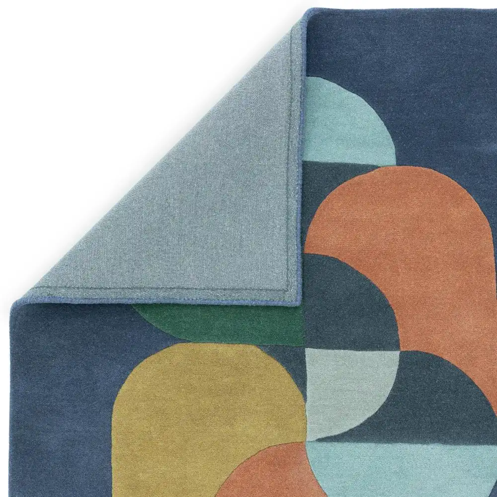 Matrix Asiatic 91 Statement Navy Rug - Image 6