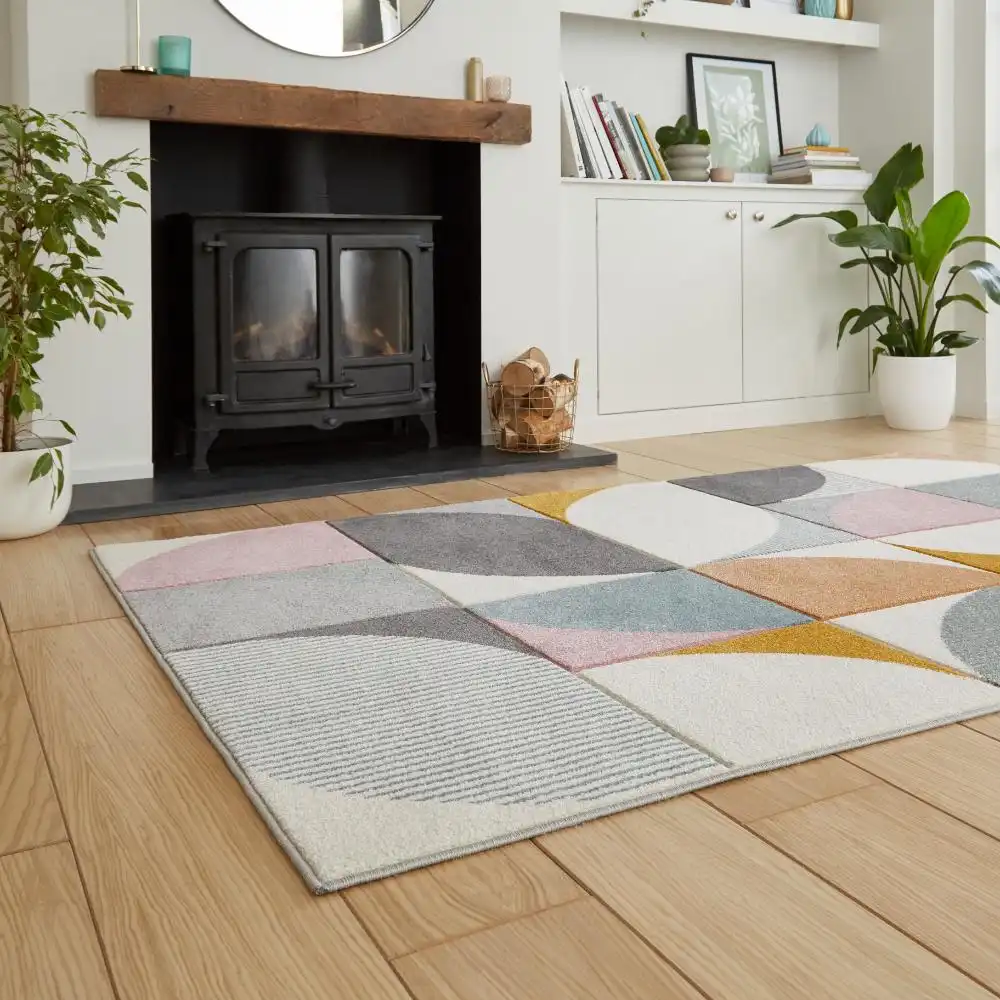 Matrix Think FE663 Multi Grey Rug - Image 2