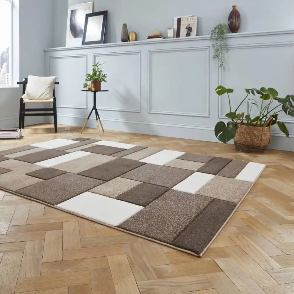 Matrix Think MT61 Beige Brown Rug - Image 2