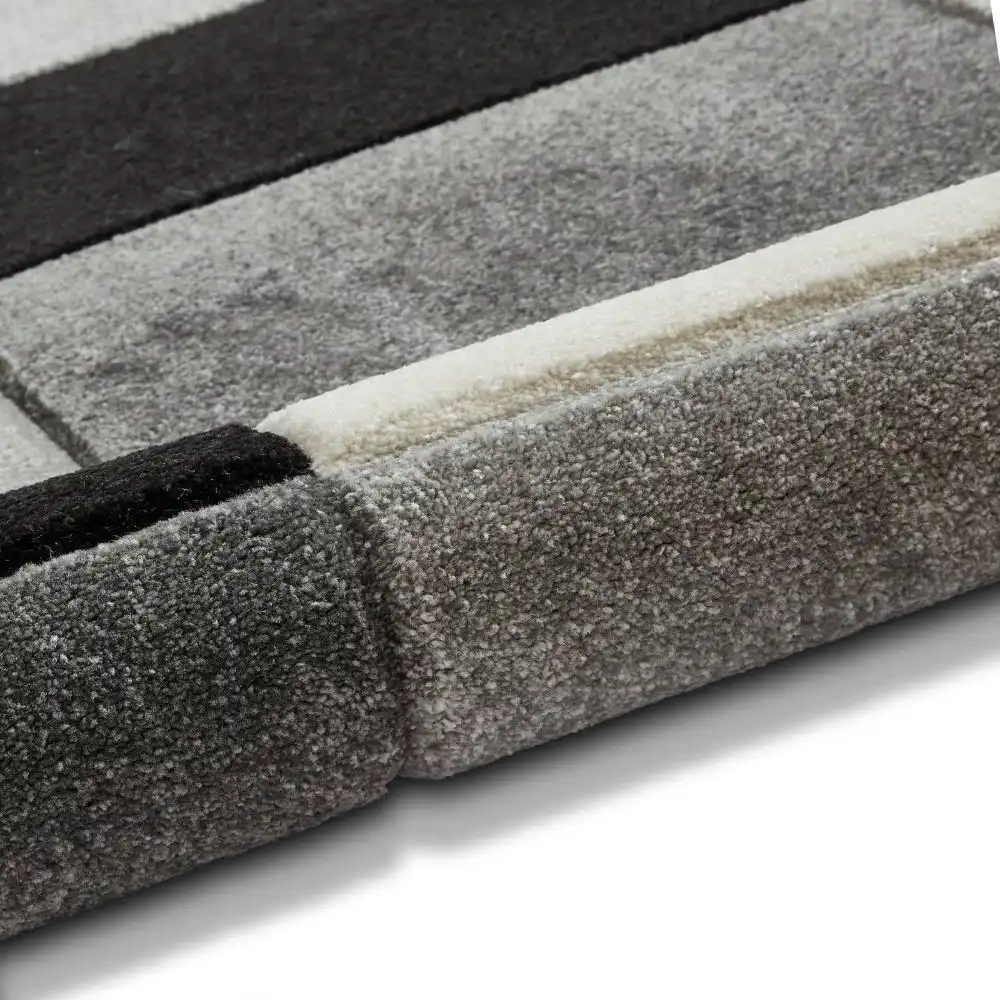 Matrix Think MT61 Grey Black Rug - Image 5
