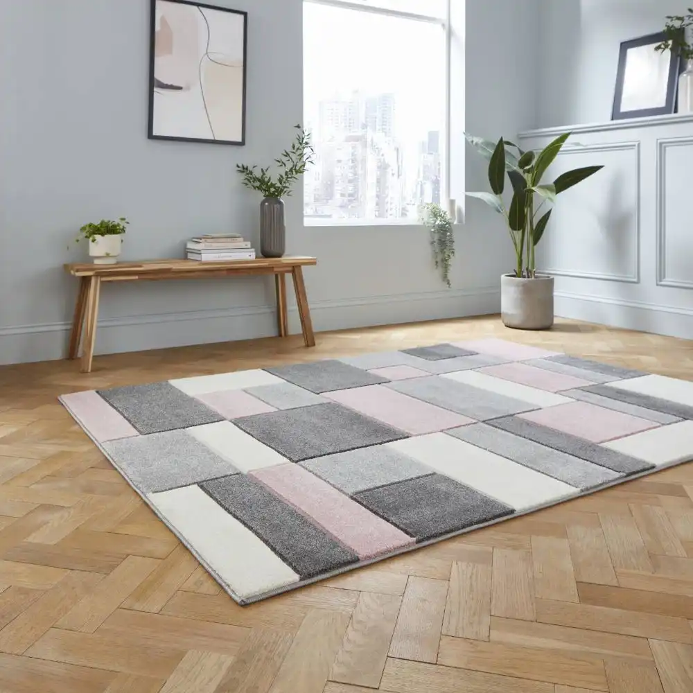 Matrix Think MT61 Grey Rose Rug - Image 2