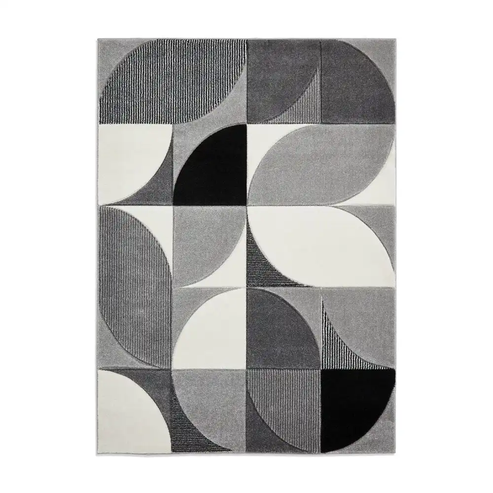 Matrix Think MT63 Grey Black Rug - Image 3