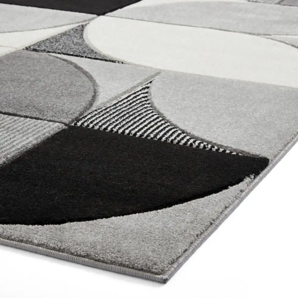 Matrix Think MT63 Grey Black Rug - Image 4