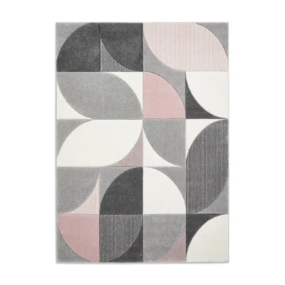 Matrix Think MT63 Grey Rose Rug - Image 2
