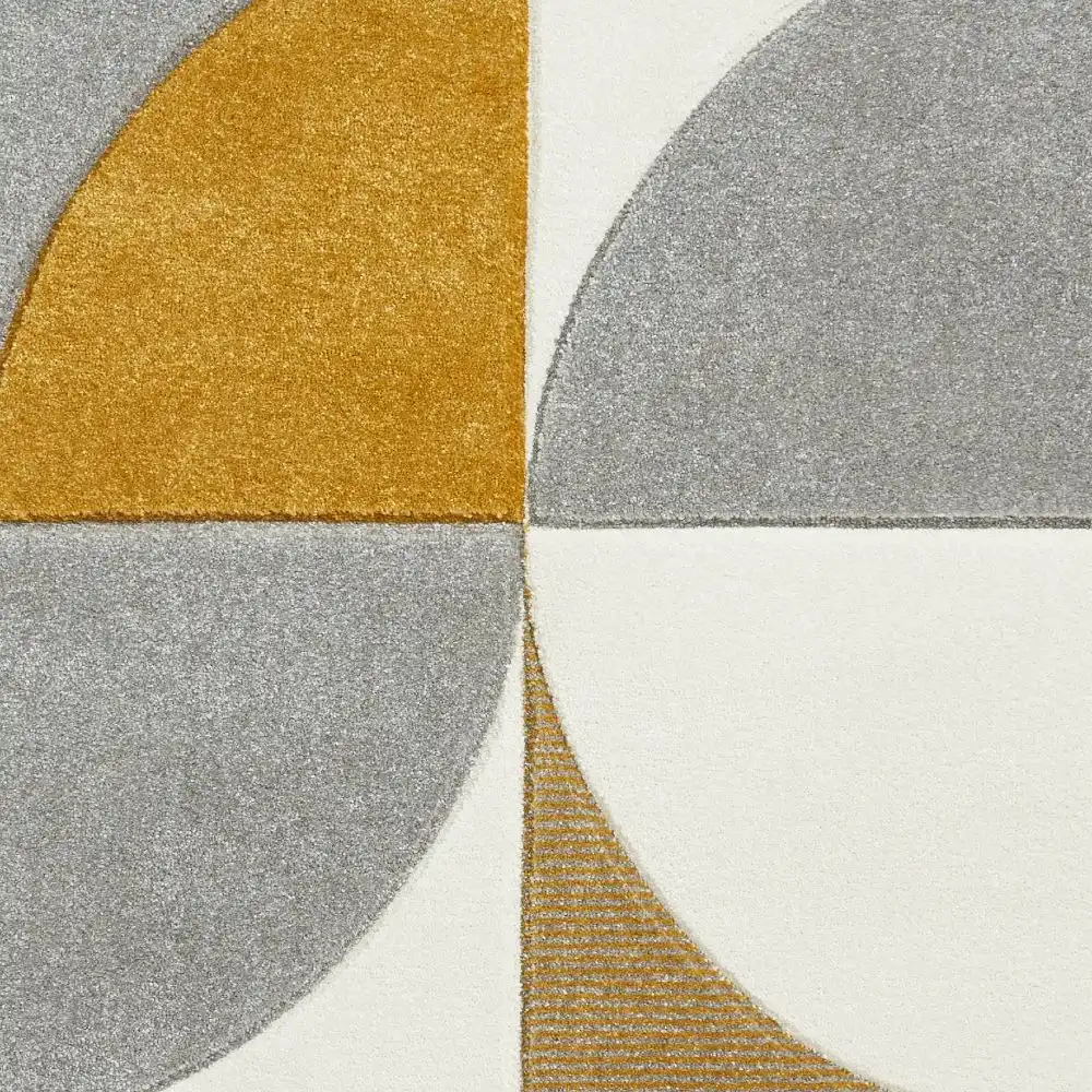 Matrix Think MT63 Grey Yellow Rug - Image 4