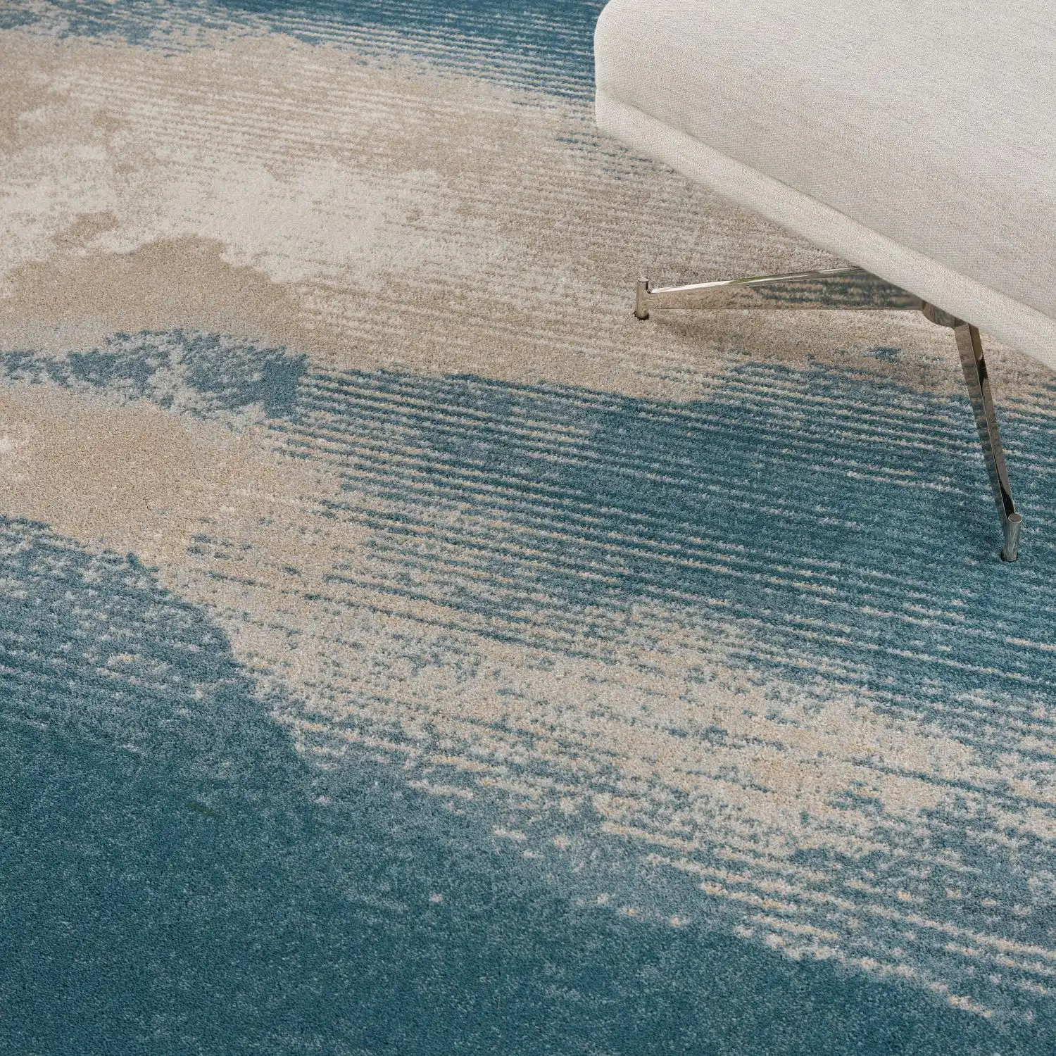 Maxell MAE06 Ivory Teal Rug - Image 3