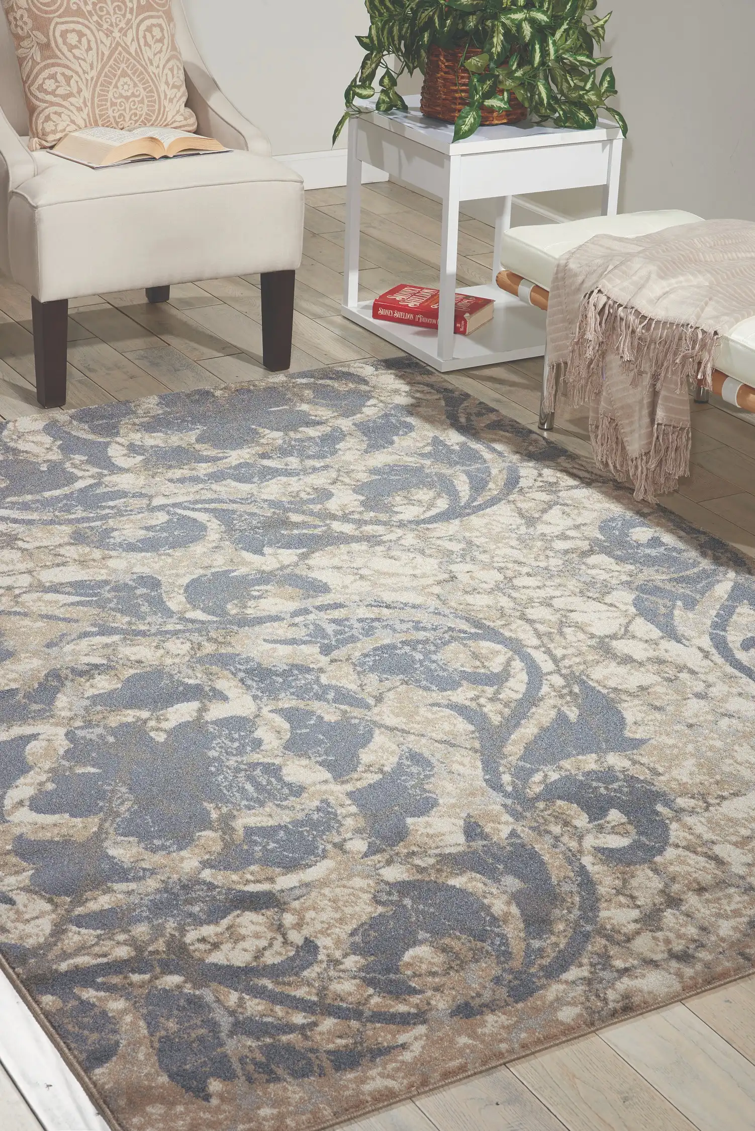 Maxell MAE10 Ivory Blue Rug