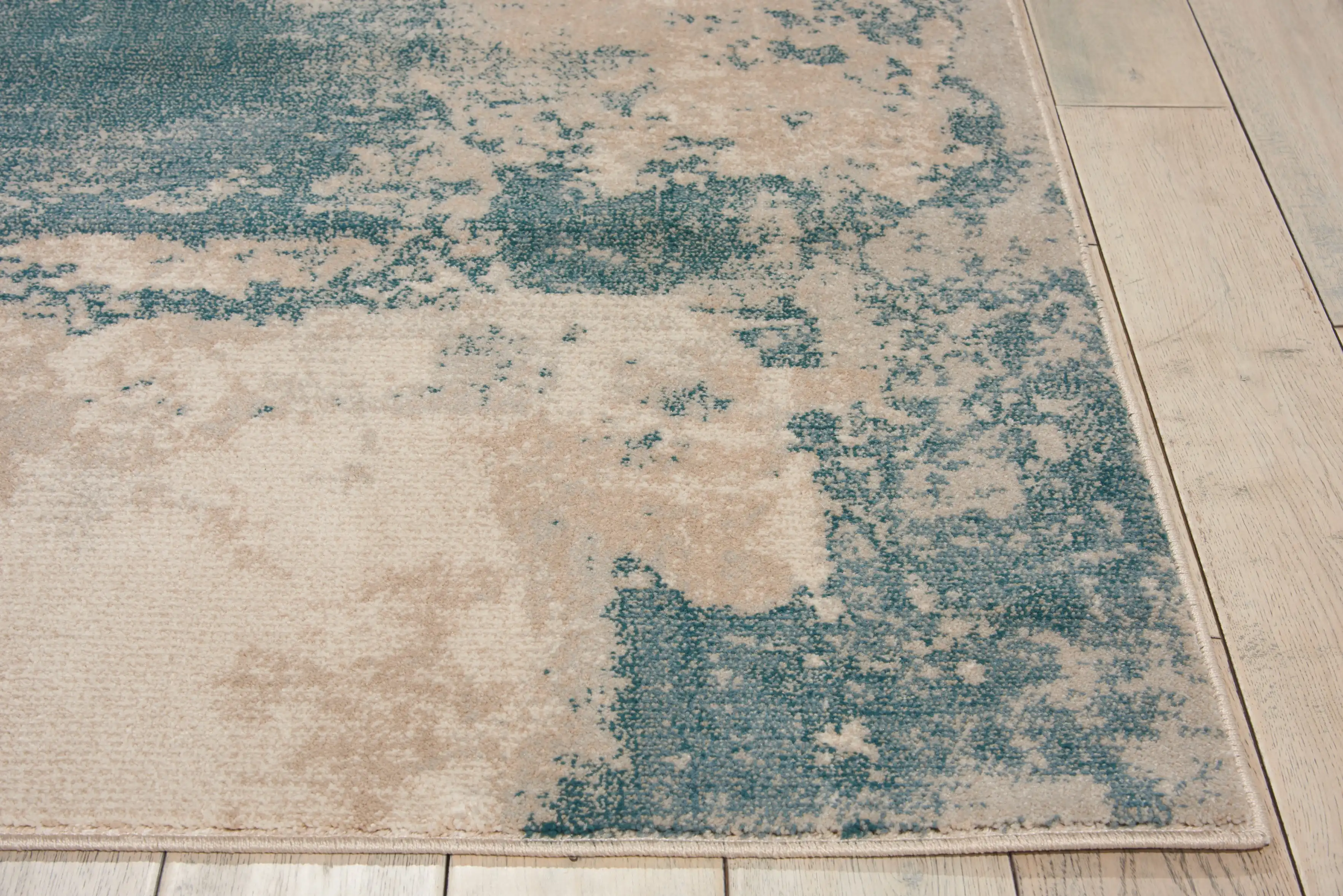 Maxell MAE13 Ivory Teal Rug - Image 3