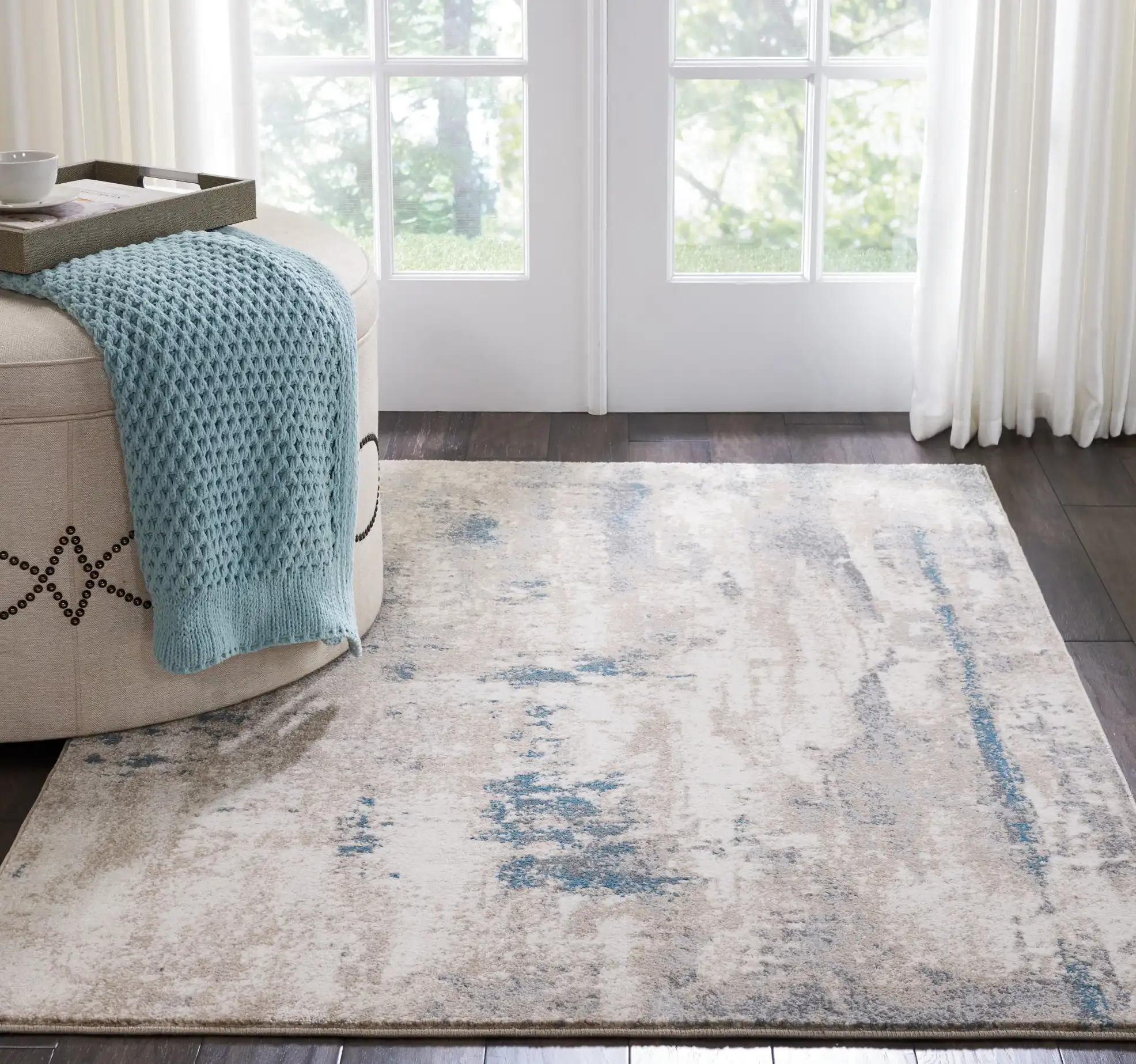 Maxell MAE17 Ivory Teal Rug