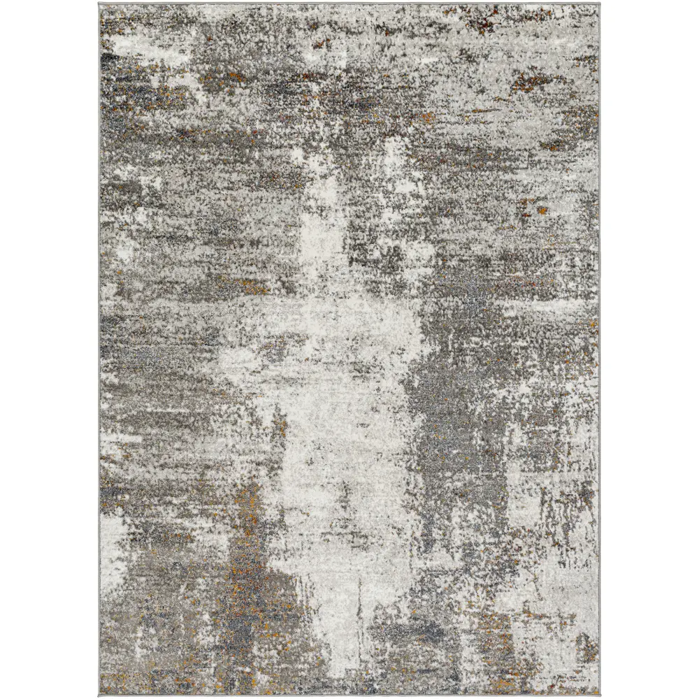 Maylene Abstract Modern Marble Charcoal Rug - Image 3