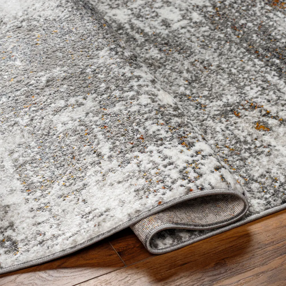 Maylene Abstract Modern Marble Charcoal Rug - Image 5