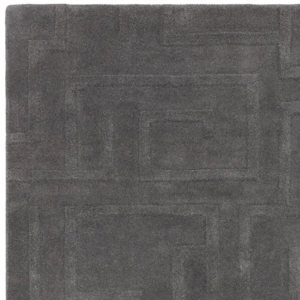 Maze Asiatic Charcoal Rug - Image 5