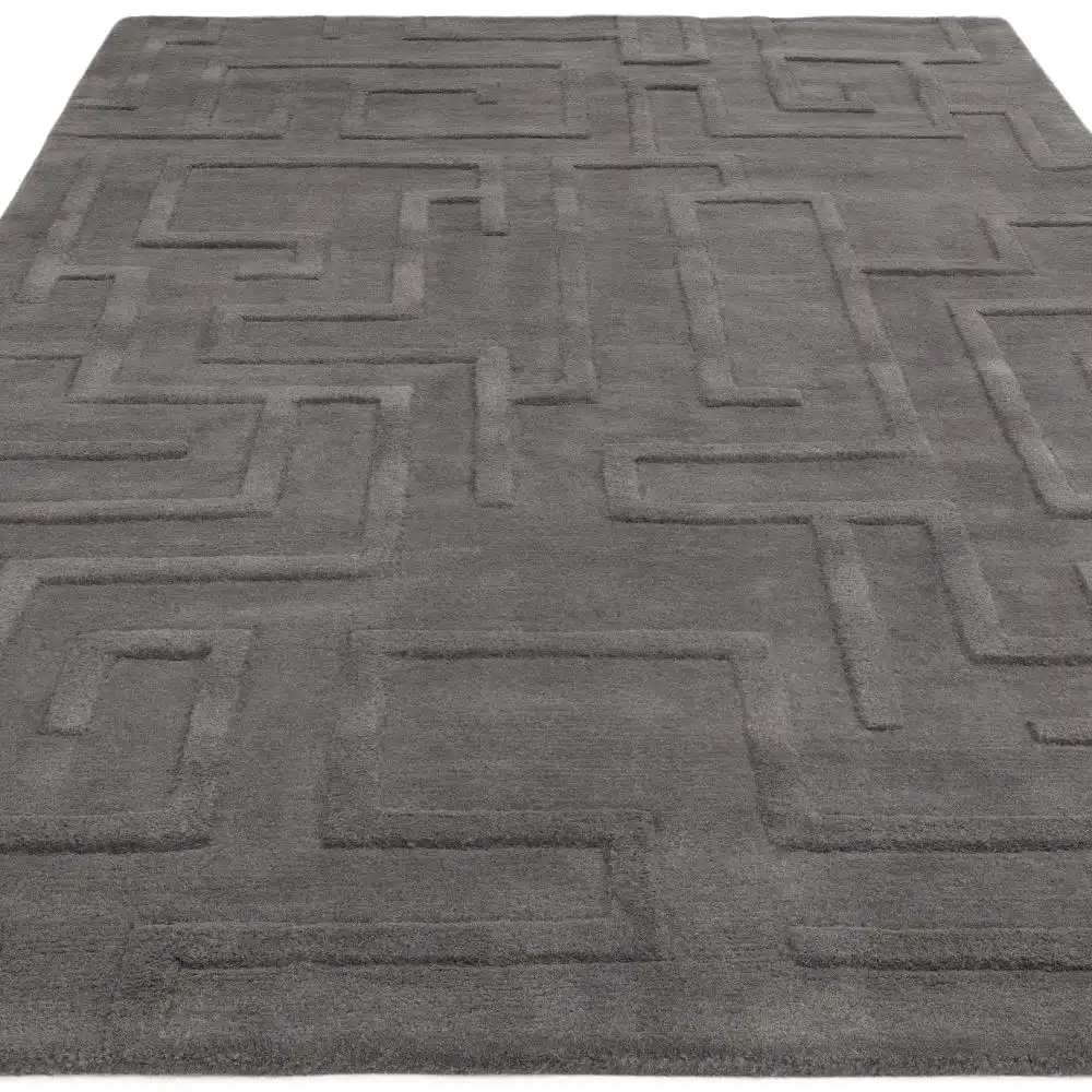 Maze Asiatic Charcoal Rug - Image 6