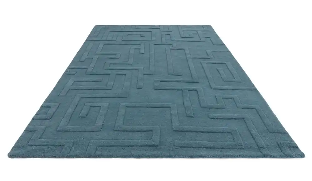 Maze Asiatic Teal Rug - Image 4