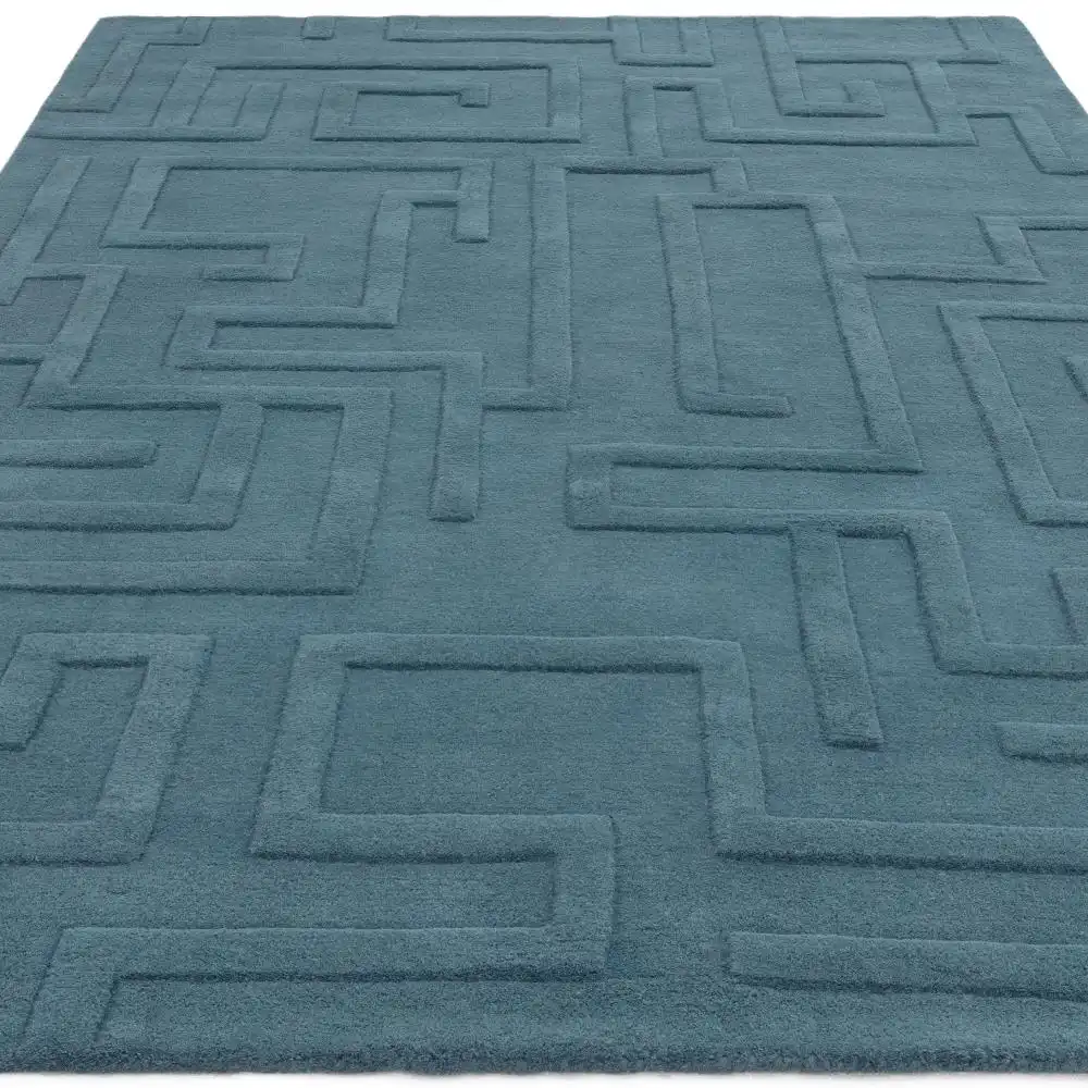 Maze Asiatic Teal Rug - Image 5