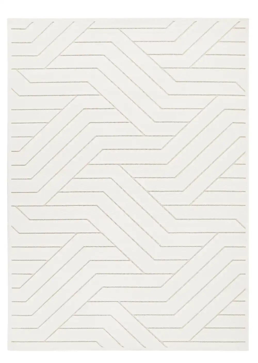 Maze Rama MAZ101 Ivory Rug - Image 5