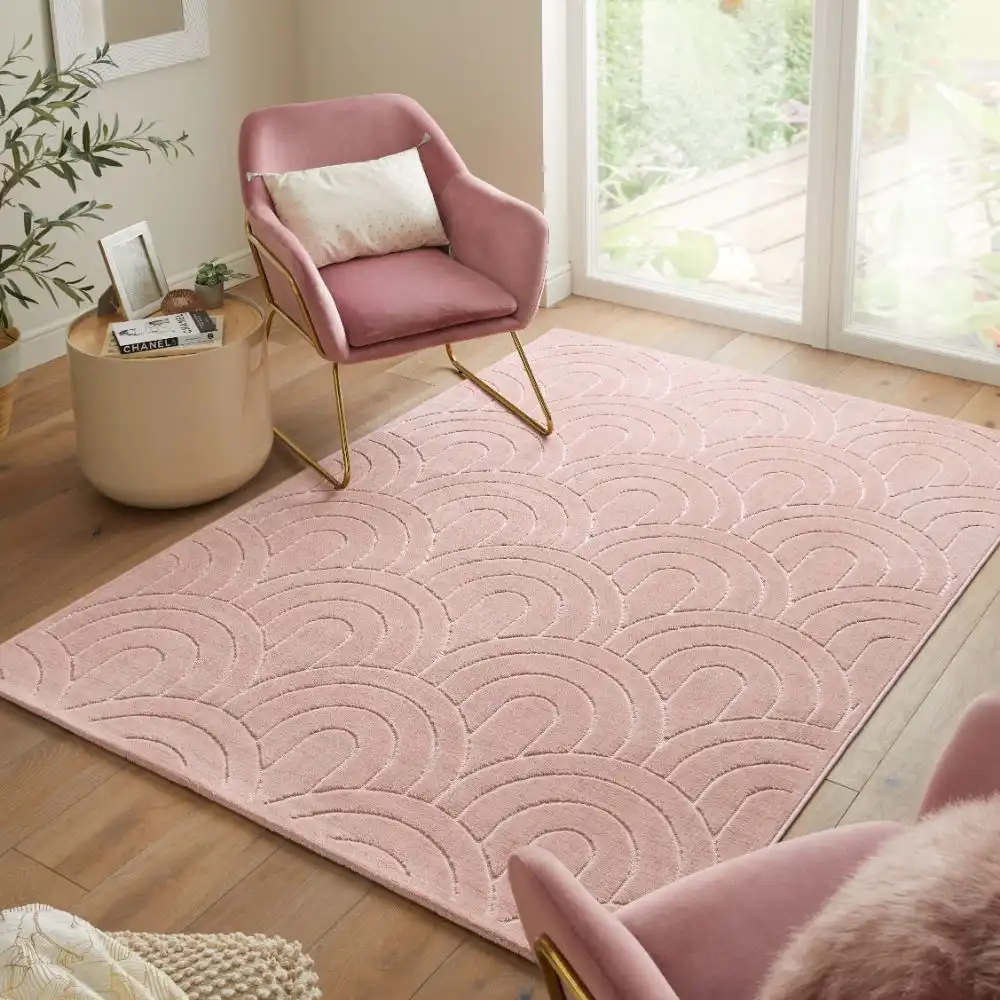 Maze Rama Maz103 Dusty Pink Rug