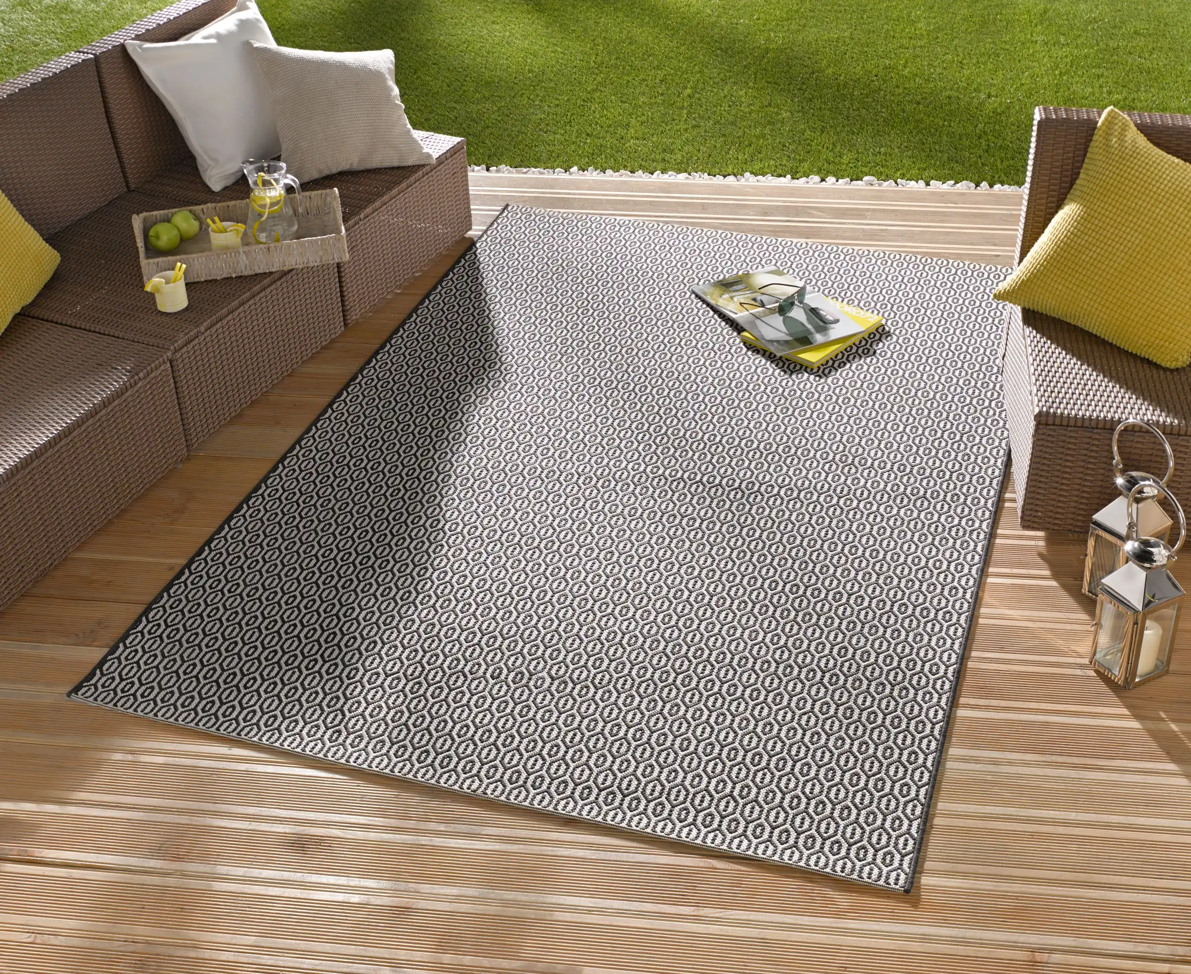 Meadow HH 102474 Coin Black Rug - Image 2