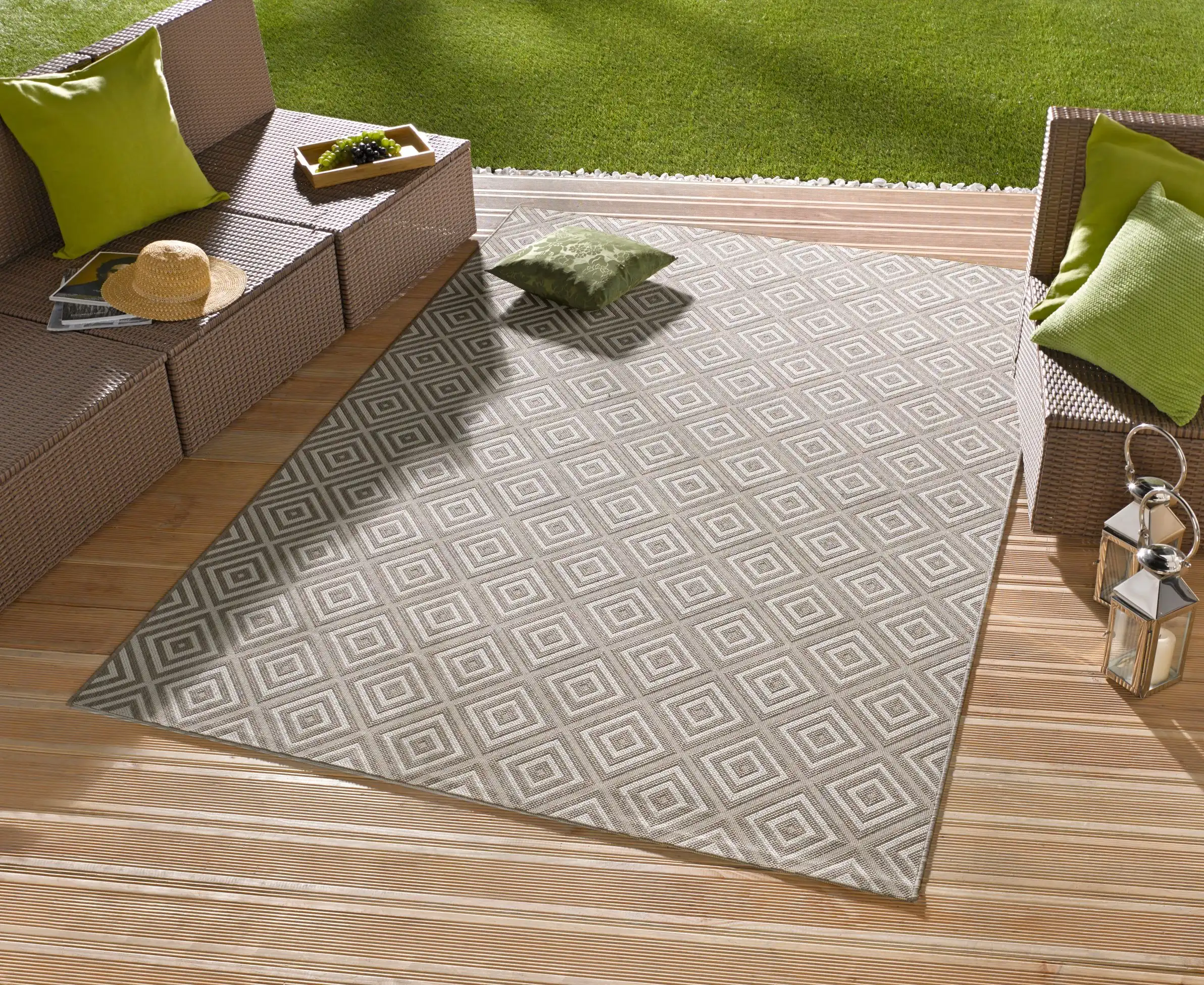 Meadow HH 102471 Karo Grey Rug - Image 2