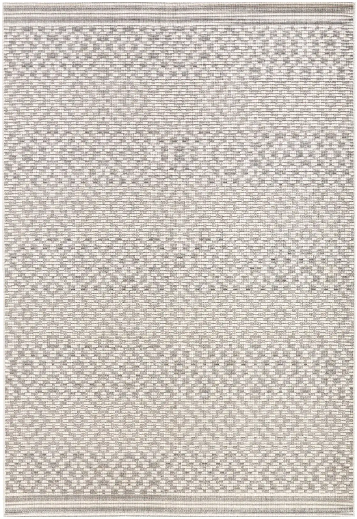 Meadow HH 102467 Raute Grey Cream Rug - Image 3