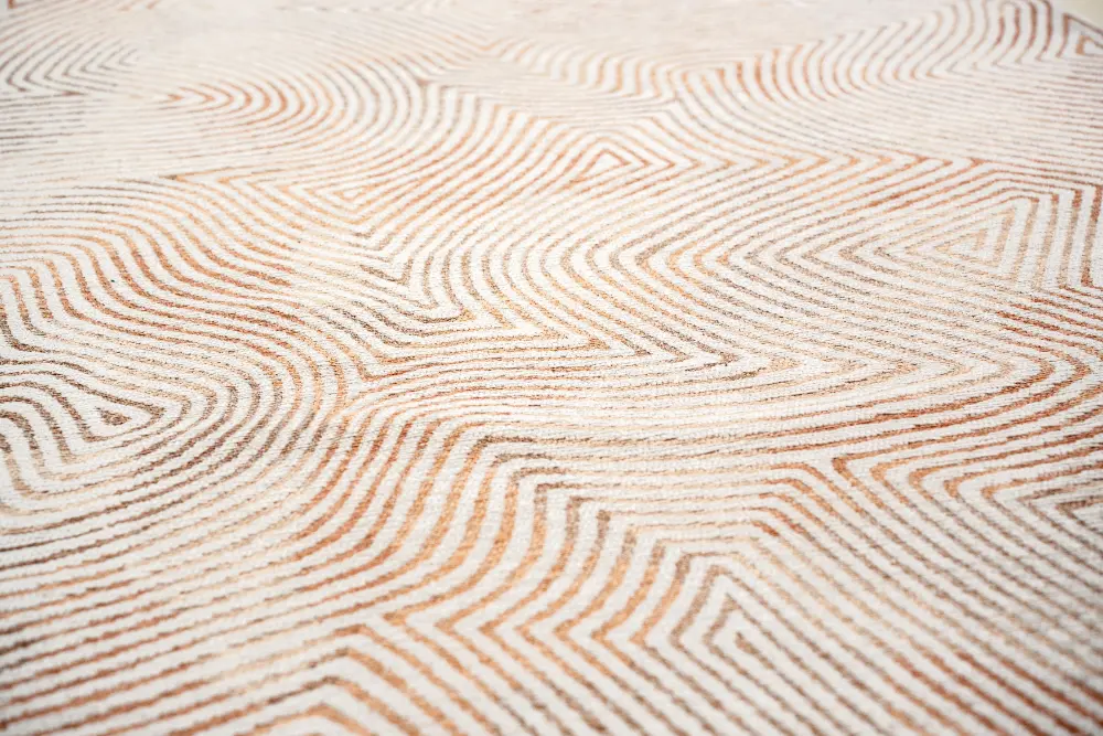 Meditation Coral Indian Sand 9800Washable Rug - Image 6