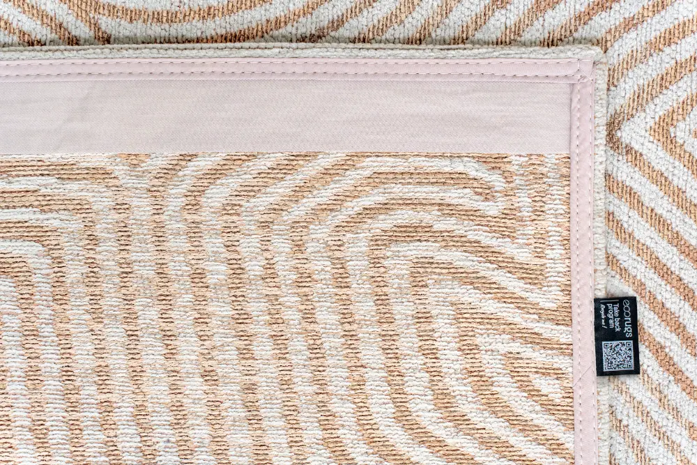 Meditation Coral Indian Sand 9800Washable Rug - Image 7