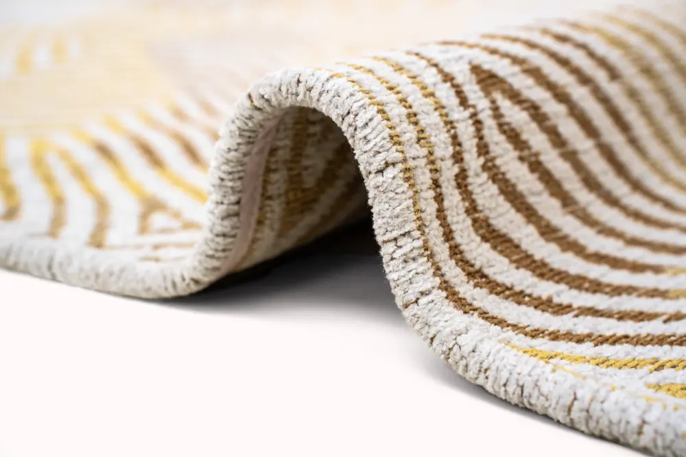 Meditation Coral Yellow Hippy 9799Washable Rug - Image 6