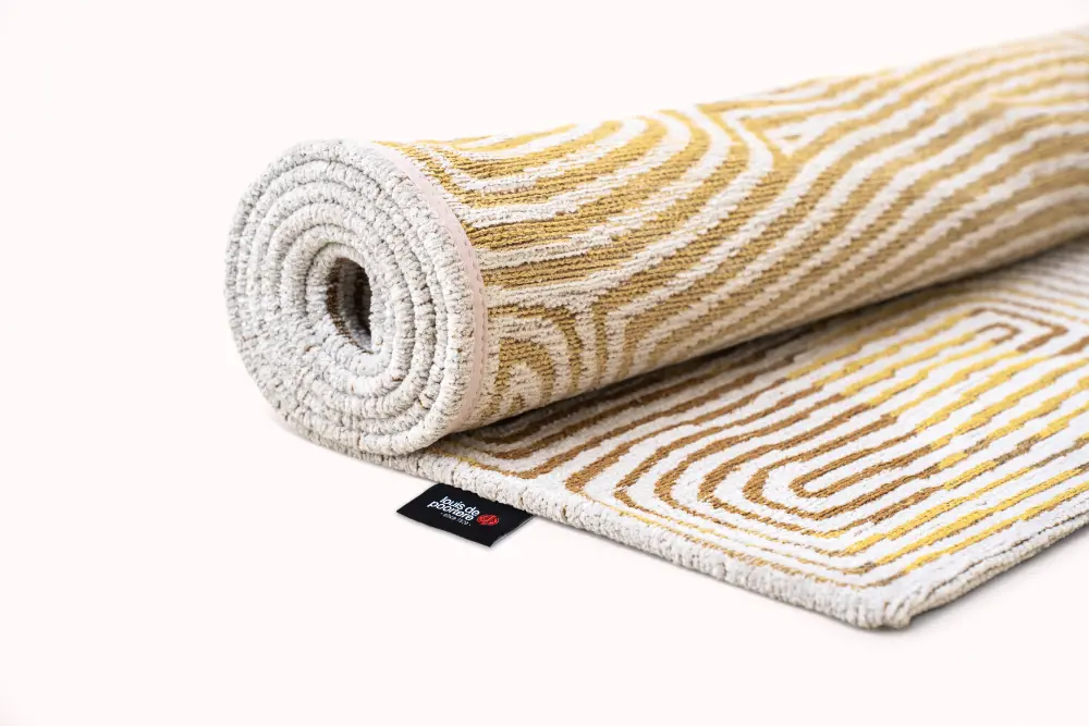 Meditation Coral Yellow Hippy 9799Washable Rug - Image 7