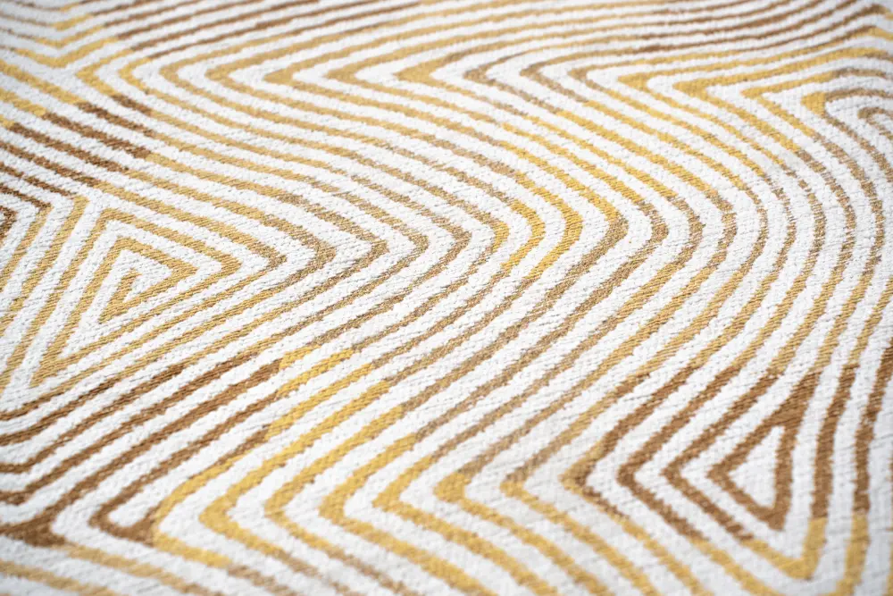 Meditation Coral Yellow Hippy 9799Washable Rug - Image 8