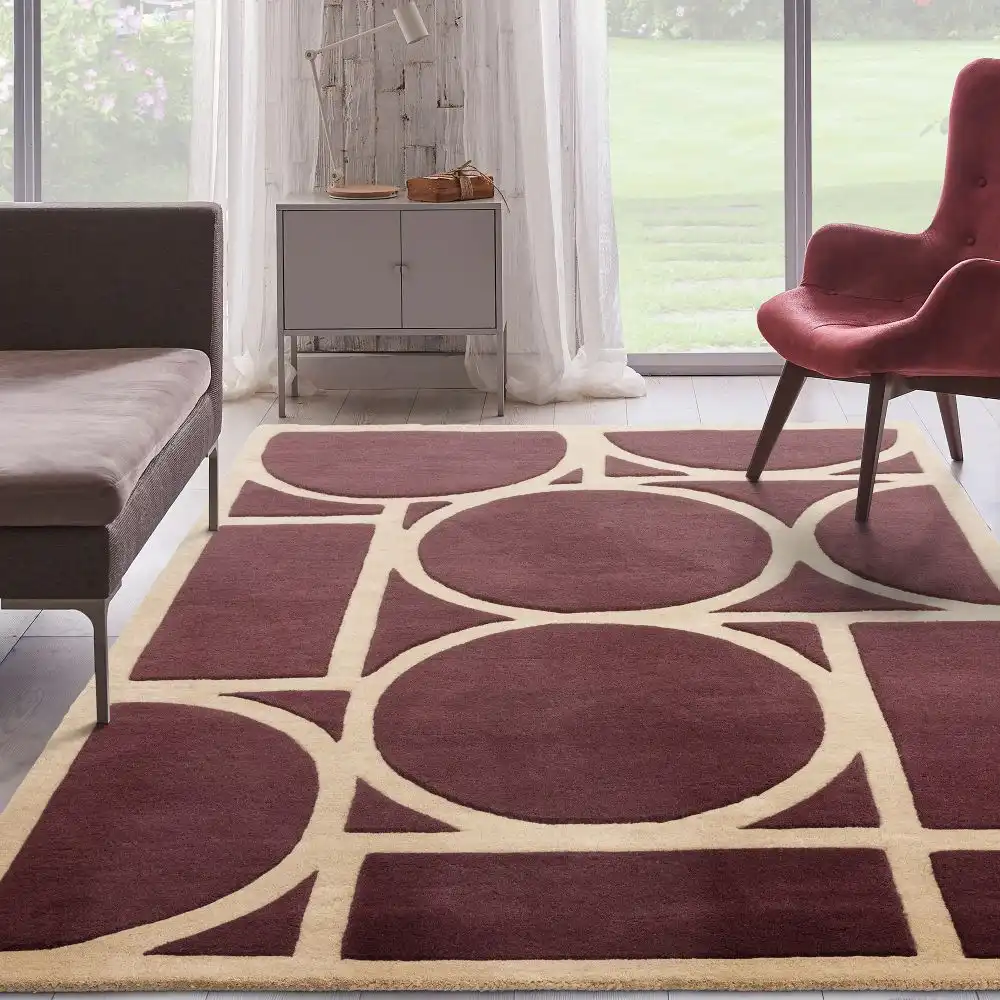 Metro Plum Rug